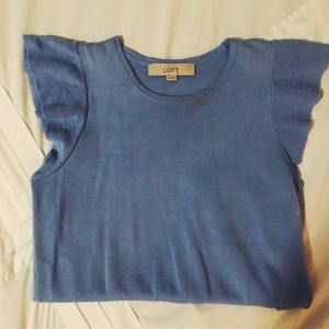 Loft blue blouse